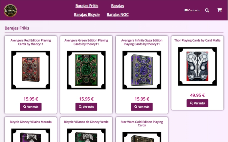 Vista previa de la tienda (mockup)